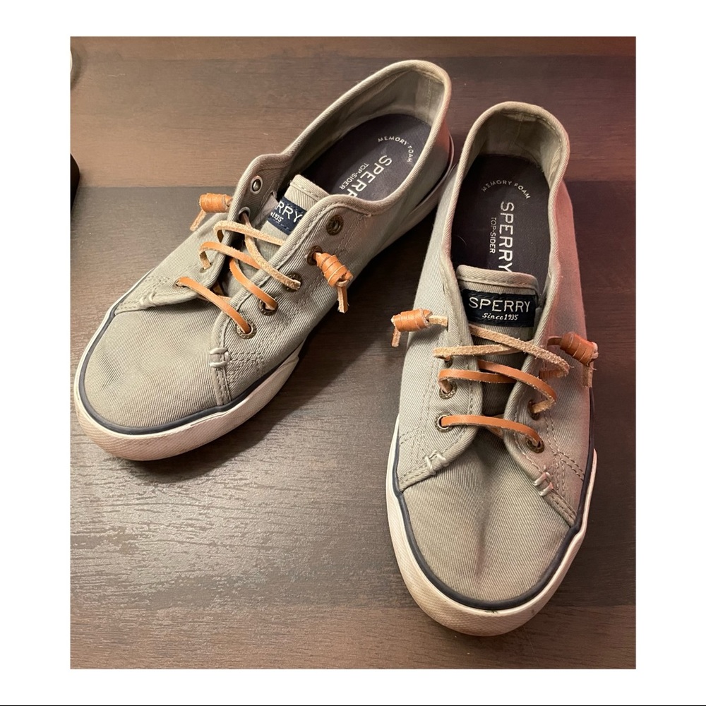 Sperry Piew View STS95729 Slip On Grey Women's Size 7.5 MSRP $60